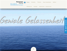 Tablet Screenshot of kampmann-coaching.de